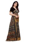 Linen Traditional Designer Saree For Casual - 1