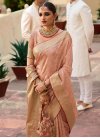 Jacquard Silk Woven Work Trendy Classic Saree - 1