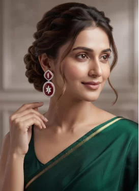 Maroon Earrings For Festival