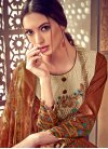 Orange Festival Cotton Designer Pakistani Suit - 1