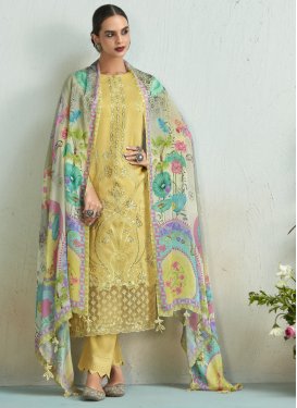 Maslin Pant Style Designer Salwar Suit