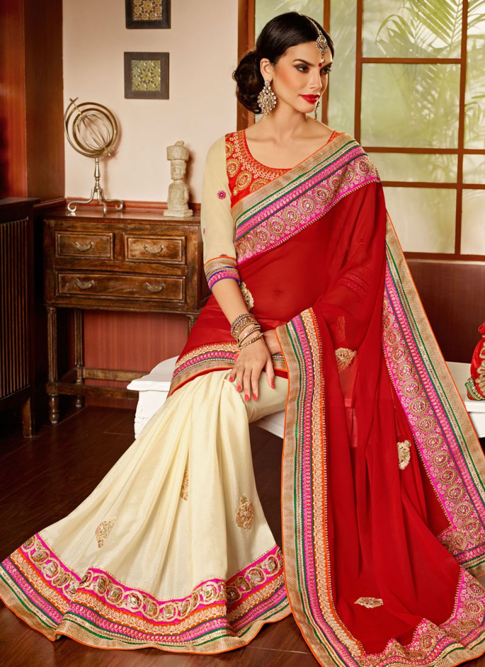 Designerkloth - Half saree for wedding function - Free shipping