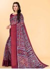 Cotton Silk Traditional Designer Saree For Casual - 2