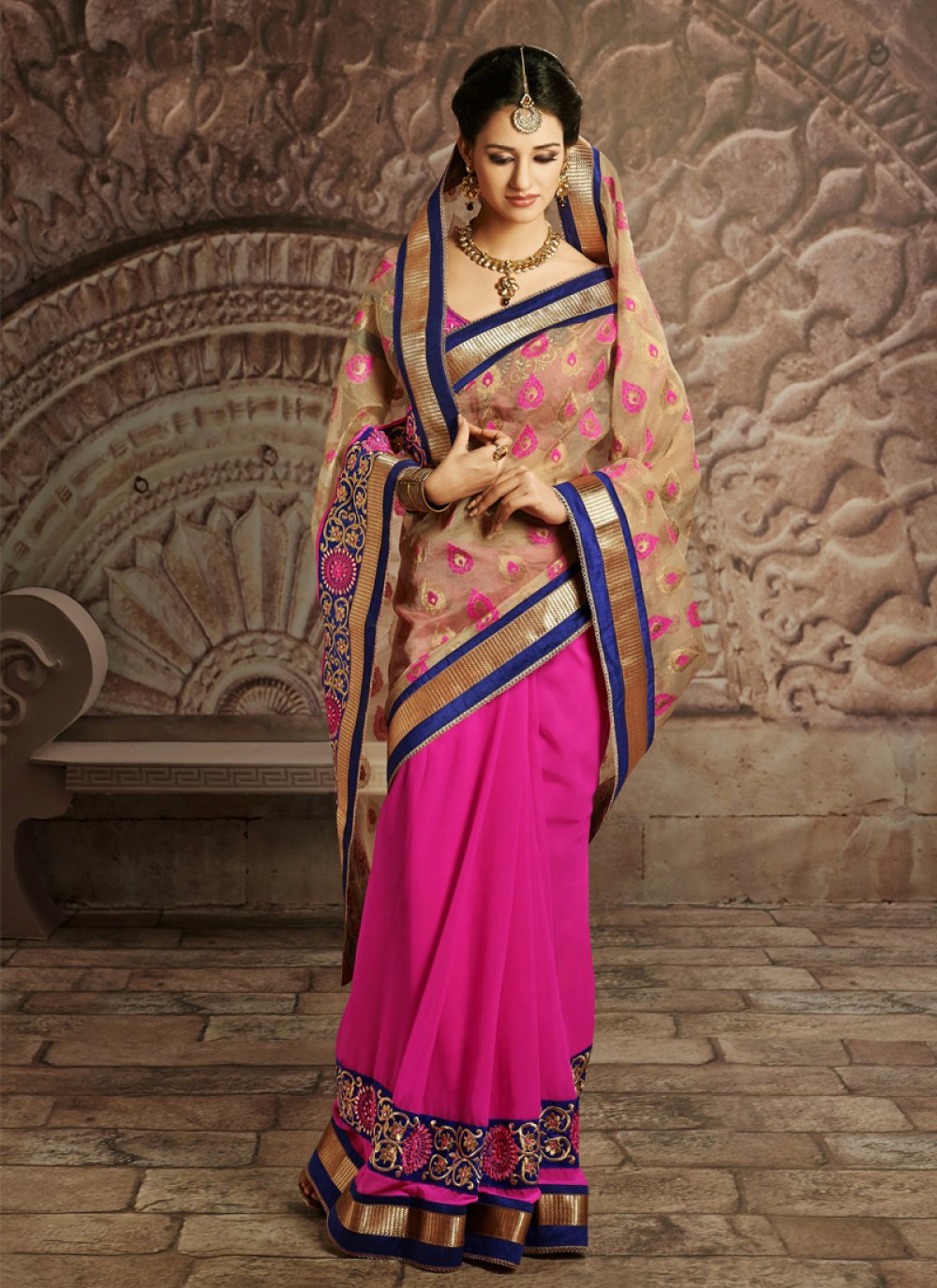 Maroon Color Kanjivaram Cotton Zari Half Saree Lehenga With Dupatta South  Lehenga in USA, UK, Malaysia, South Africa, Dubai, Singapore