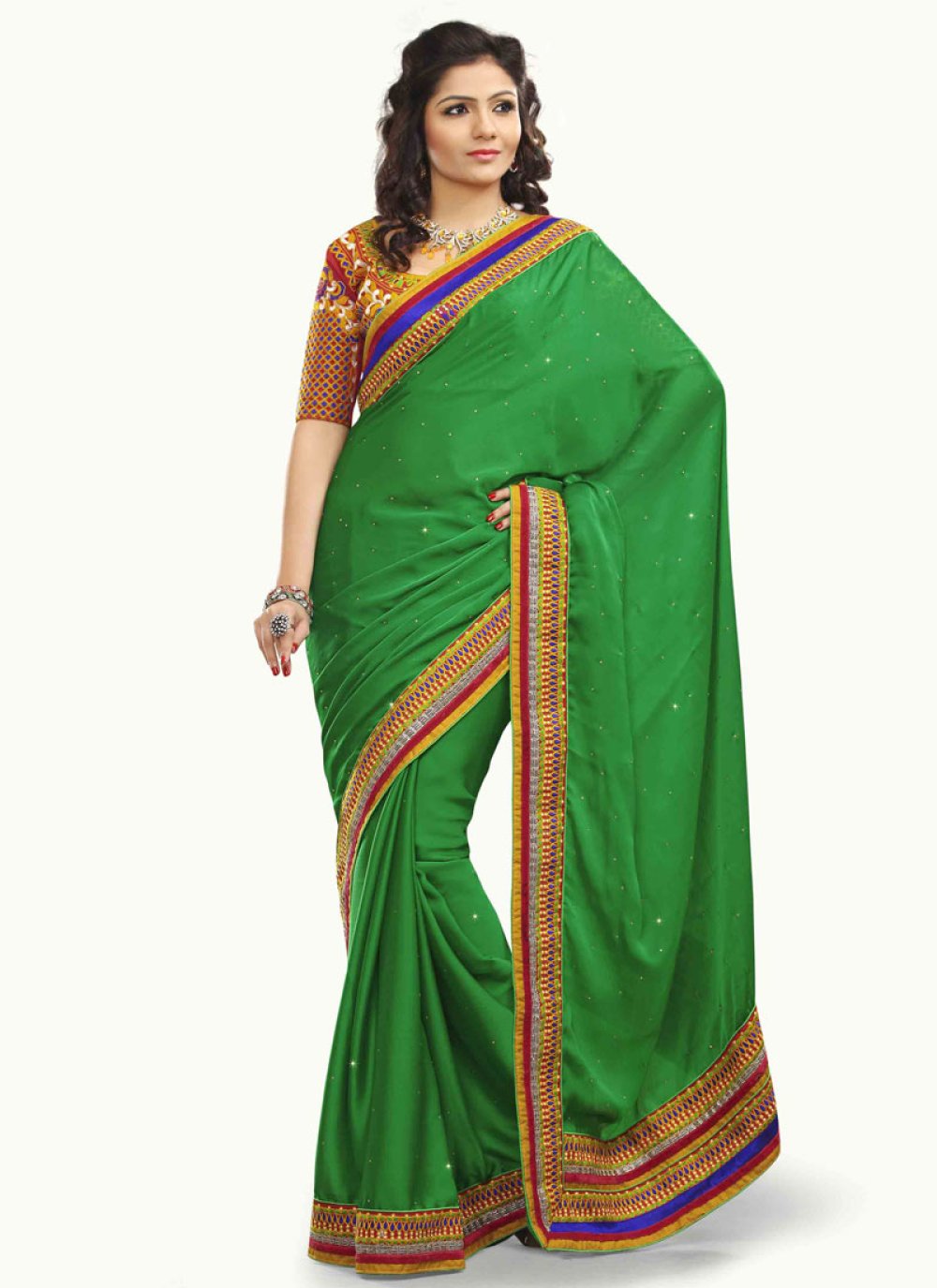 Party wear Indian Wedding Saree 7 | Party wear sarees, Party wear sarees  online, Saree designs