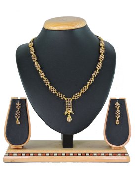 Modest Gold Rodium Polish Alloy Necklace Set