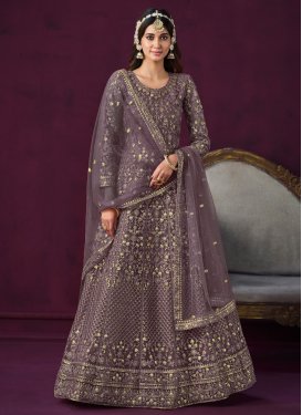 Net Designer Floor Length Salwar Suit