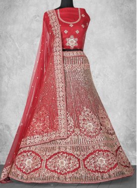 Net Designer Lehenga