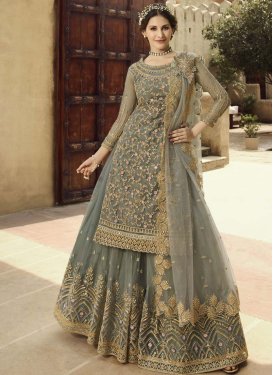 palazzo lehenga dress