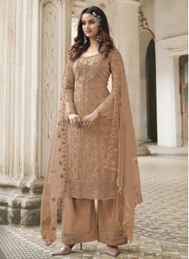 Net  Palazzo Style Pakistani Salwar Suit