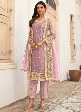 Net Pant Style Designer Salwar Suit
