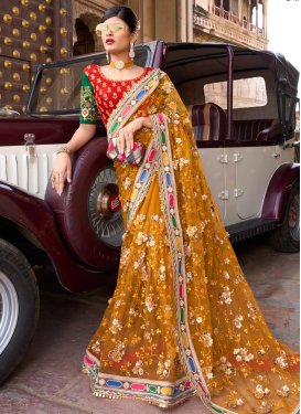 Fancy Fabric Designer Saree