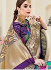 Nice Art Silk Multi Colour Weaving Designer Traditional Saree - 1
