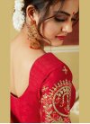 Nice Embroidered Multi Colour Printed Saree - 2