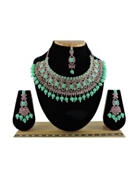 Opulent Beads Work Necklace Set