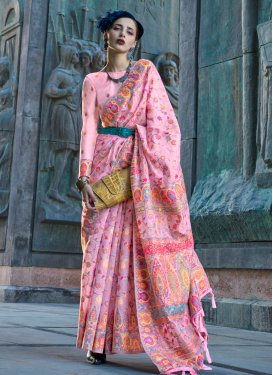 Organza Woven Work Designer Traditional Saree