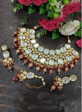Outstanding Alloy Gold Rodium Polish Necklace Set