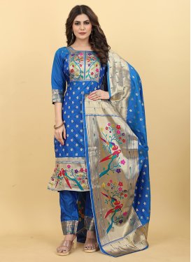 Paithani Silk Readymade Designer Salwar Suit