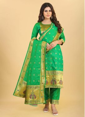 Paithani Silk Readymade Designer Salwar Suit