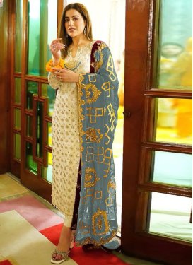 Pakistani Straight Salwar Suit For Ceremonial