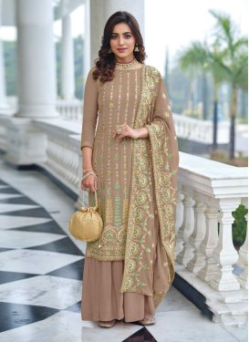 Palazzo Salwar Suit For Ceremonial