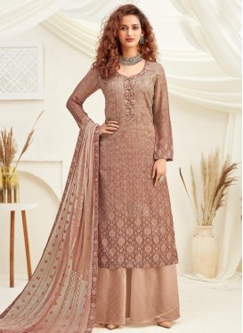 Palazzo Style Pakistani Salwar Kameez For Ceremonial