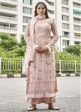 Palazzo Style Pakistani Salwar Kameez For Festival