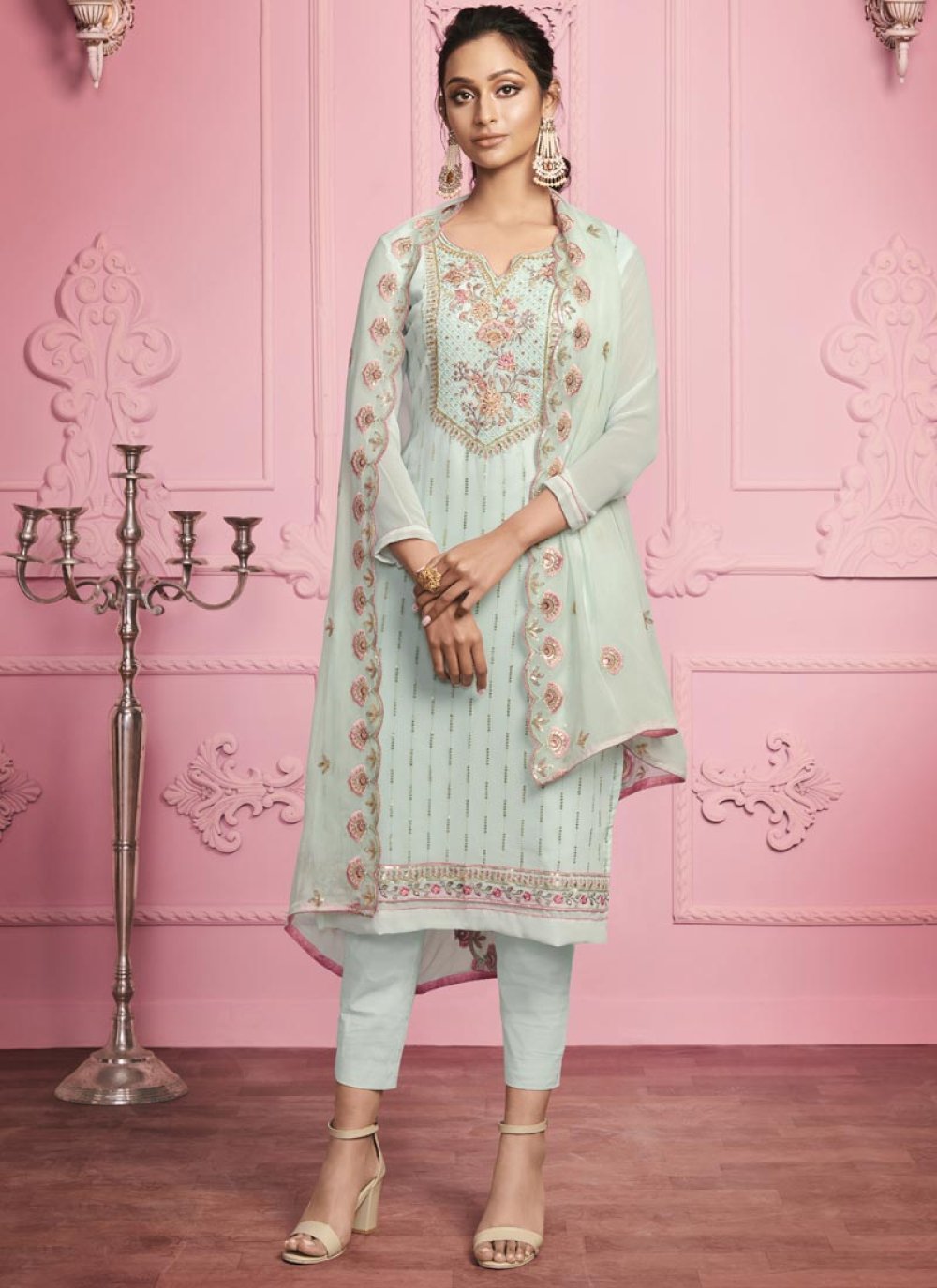 Pant Style Classic Salwar Suit For Ceremonial