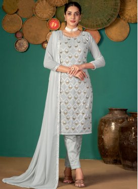 Pant Style Designer Salwar Suit For Ceremonial