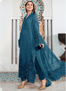 Pant Style Pakistani Suit For Ceremonial