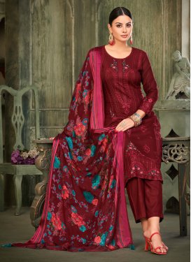 Pasmina Embroidered Work Pant Style Classic Salwar Suit