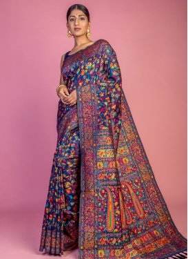 Pasmina Woven Work Traditional Designer Saree