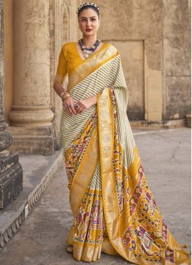Patola Silk Contemporary Style Saree For Party