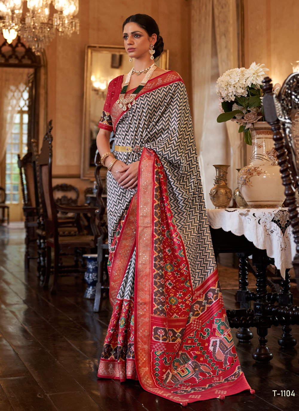 Patola Silk Designer Contemporary Style Saree