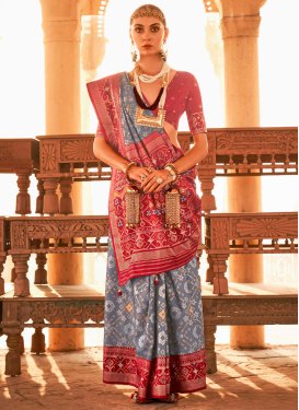 Patola Silk Traditional Designer Saree For Ceremonial