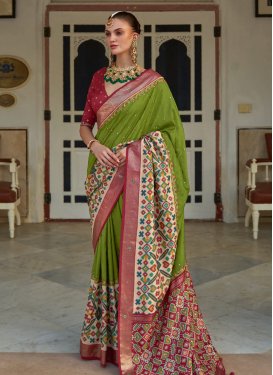 Patola Silk Trendy Designer Saree