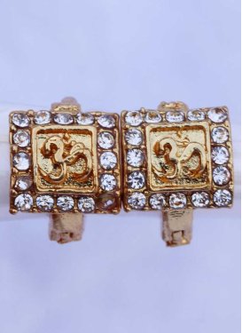 Perfect Alloy Stone Work Earrings For Festival
