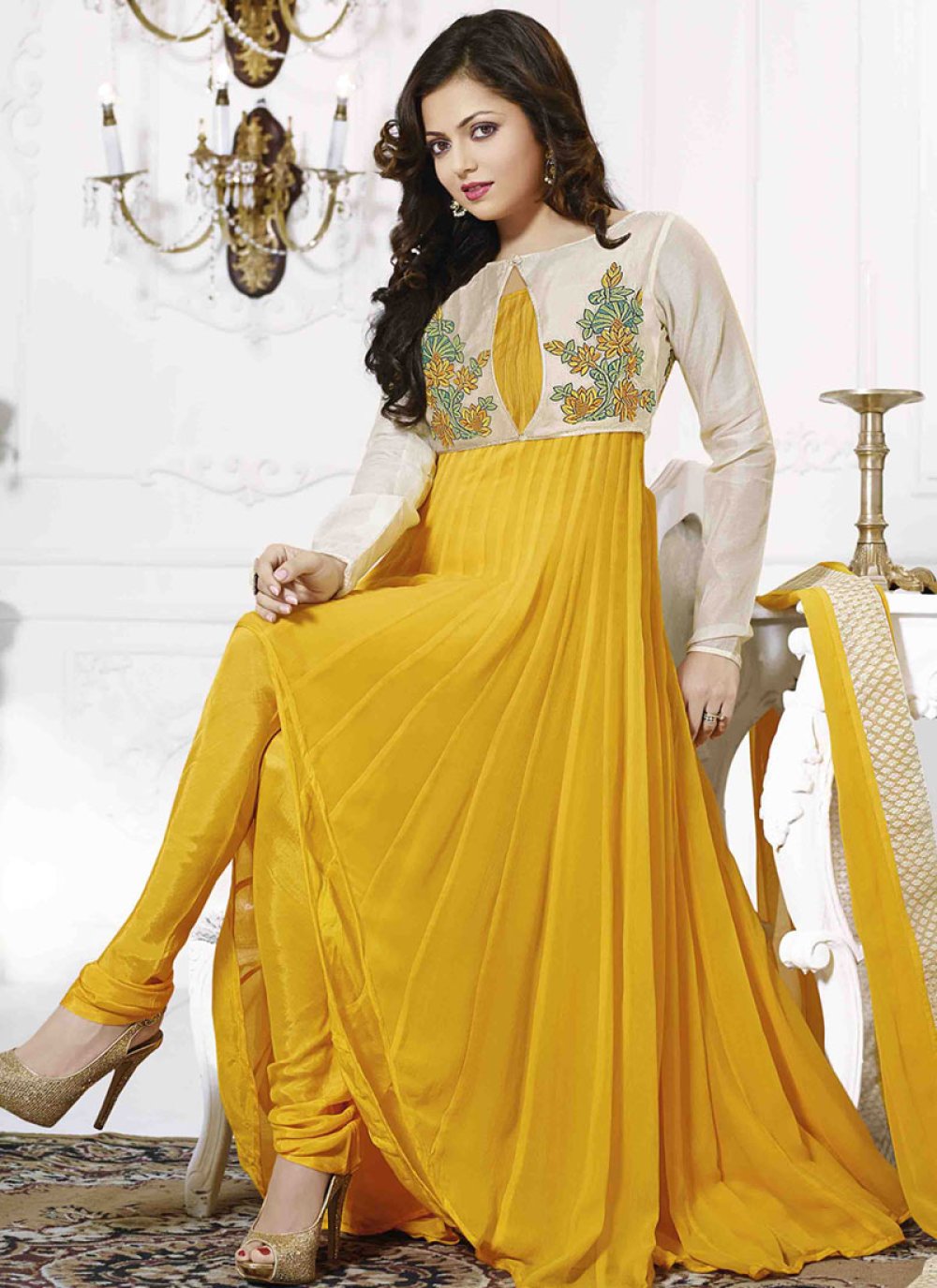 Drashti dhami sales anarkali dress