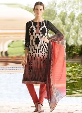 Picturesque Stone And Resham Work Casual Salwar Kameez