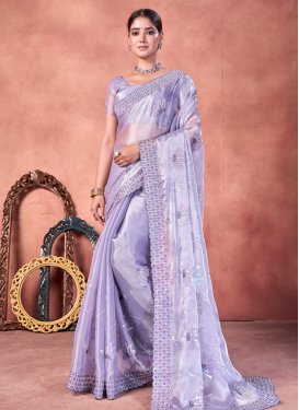 Poly Silk Traditional Designer Saree For Ceremonial