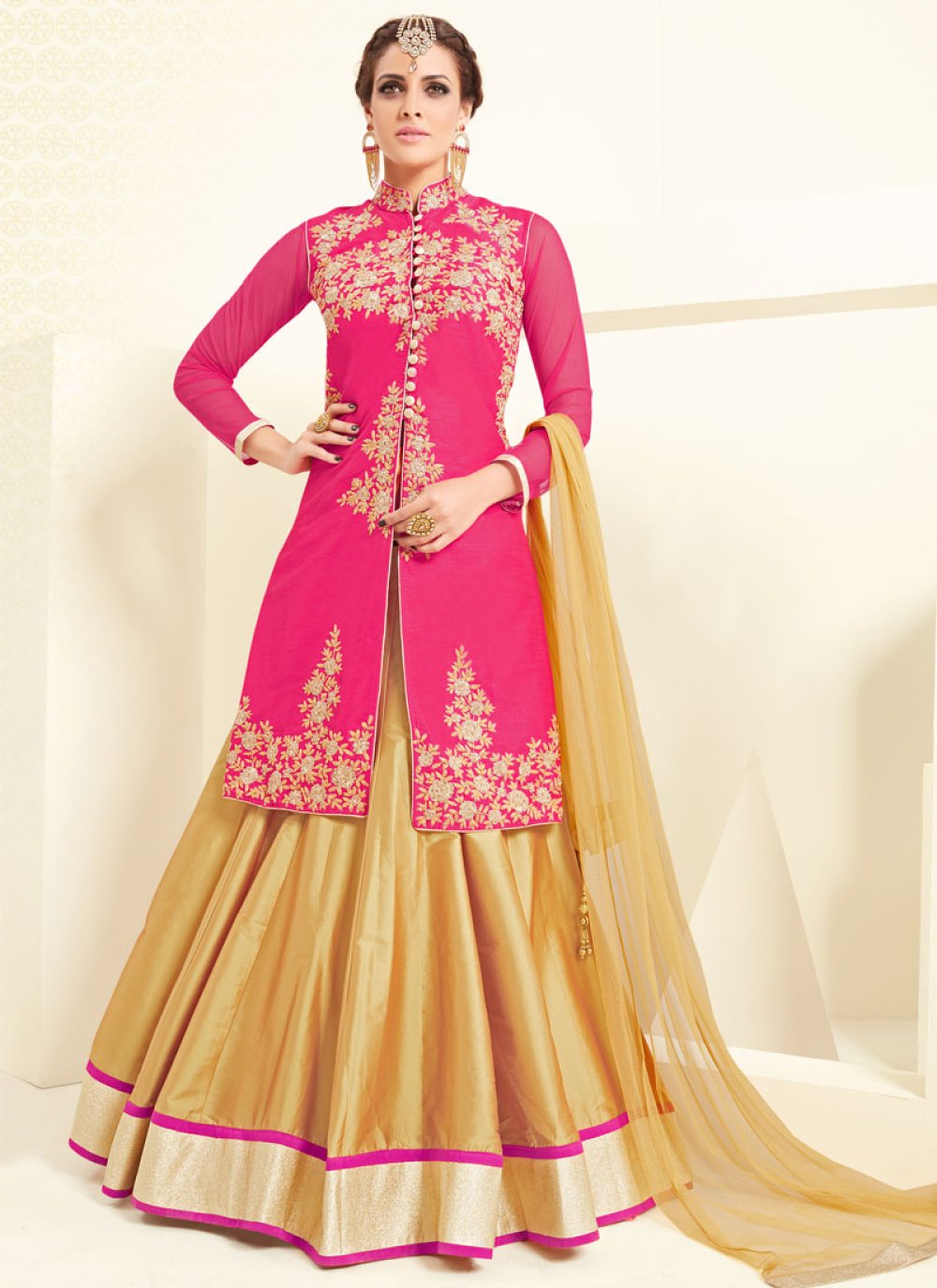 Buy Designer Silk Party and Wedding Wear Lehenga Choli Wholesale 2024 -  Eclothing