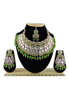 Praiseworthy Beads Work Necklace Set For Party