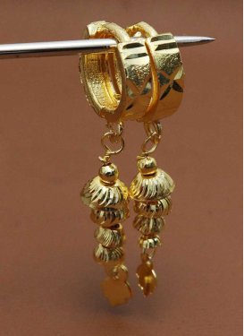 Praiseworthy Gold Rodium Polish Earrings