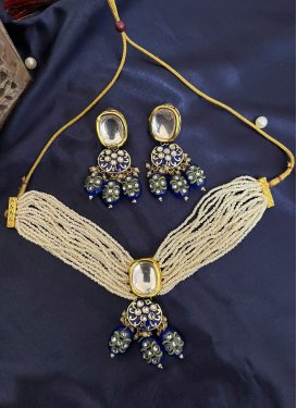 Precious Moti Work Necklace Set for Ceremonial