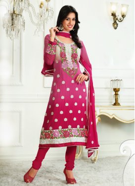 Princely Stones And Aari Work Party Wear Suit