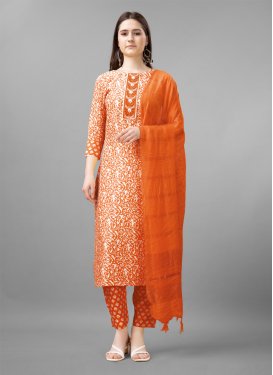 Print Work Readymade Designer Salwar Suit
