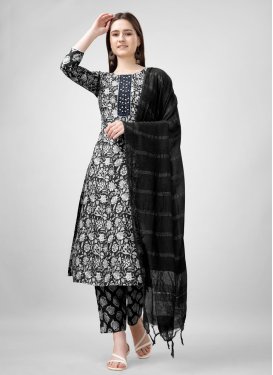 Print Work Readymade Salwar Kameez