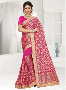 Pure Georgette Trendy Classic Saree For Ceremonial