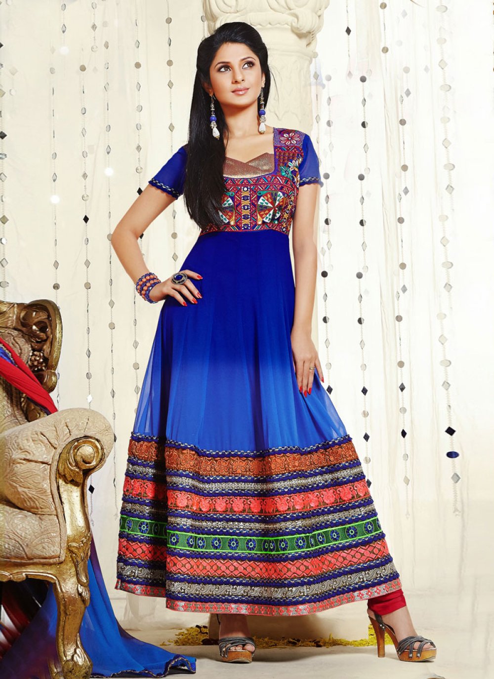 Semi-Stitched Pista Awesome Partywear Lehenga ON Rent at Rs 2200/piece in  Ambala