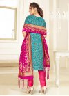 Art Silk Pant Style Classic Salwar Suit - 1